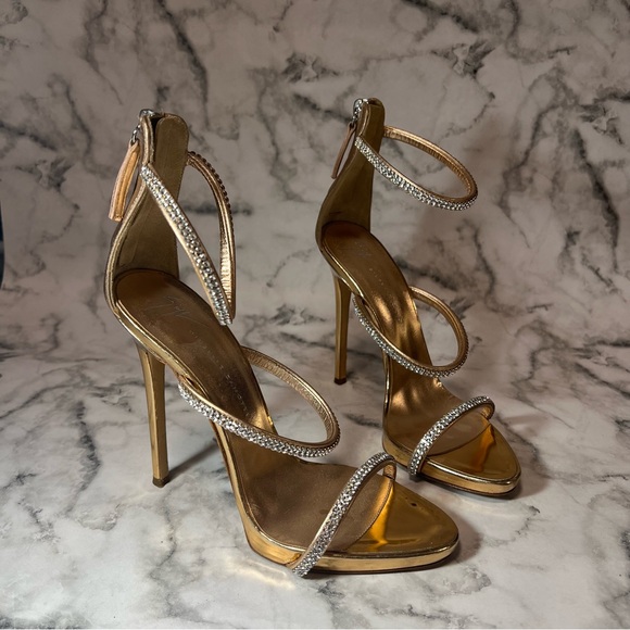 Giuseppe Zanotti Shoes - Giuseppe Zanotti Crystal Sandal Heels